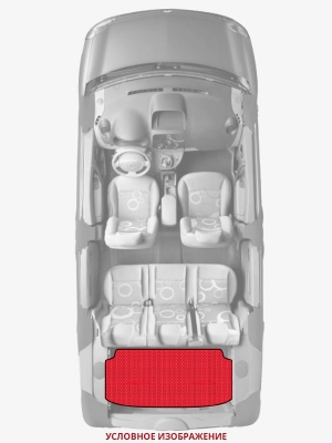 ЭВА коврики «Queen Lux» багажник для Honda Civic Si (2G)